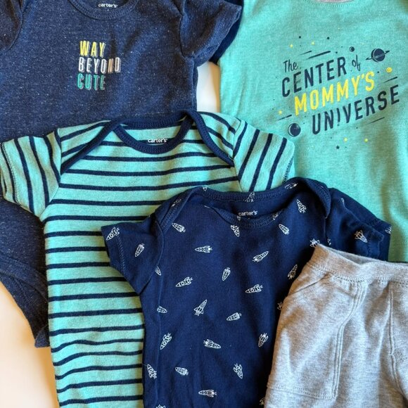 🚀 Baby Boy, Space Theme, 6 item Bundle - Picture 2 of 16